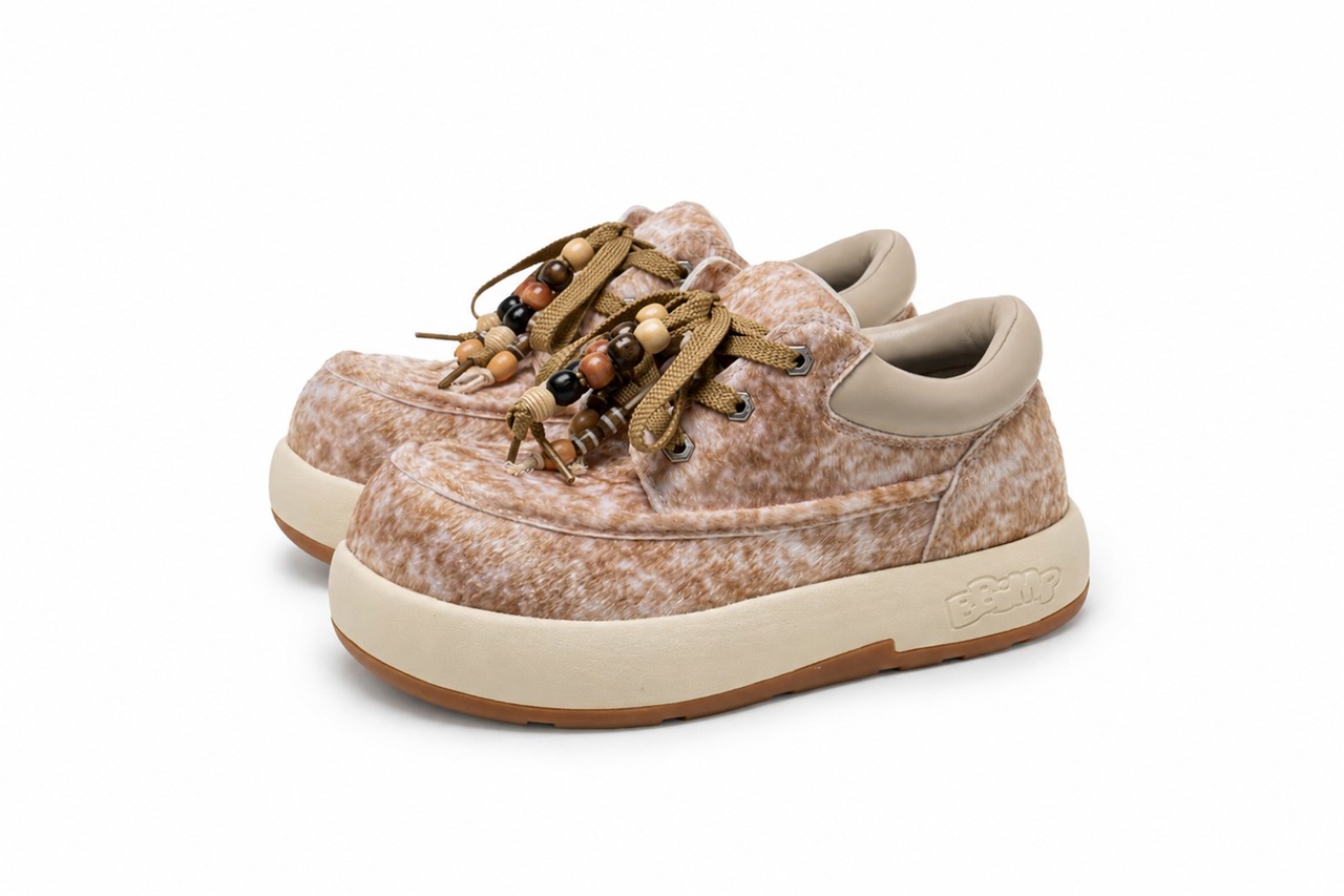 【BBIMP】Cartoon Kangaroo Sneakers / Light Beige
