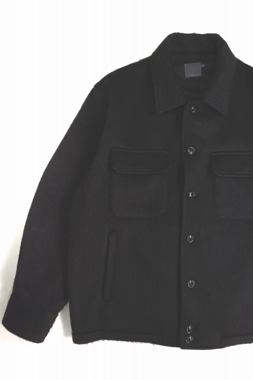 Angora Shaggy Shirt Jacket
