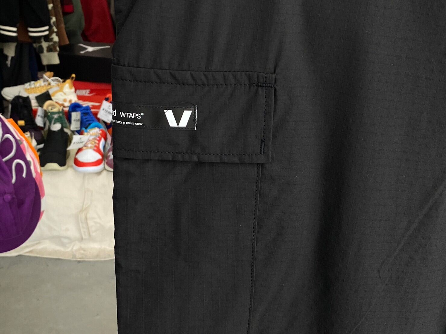 WTAPS BGT TROUSERS NYCO RIPSTOP 222WVDT-PTM06 BLACK 04 25071 