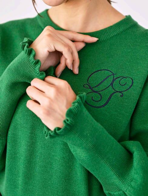 D8636	DOS刺繍ニット