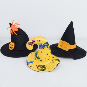 【PET】3色展開ハロウィン魔法使いペットコスプレ帽子