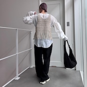 【受注予約:3月上旬入荷予定】サイドラインストレートイージーPT/ブラック