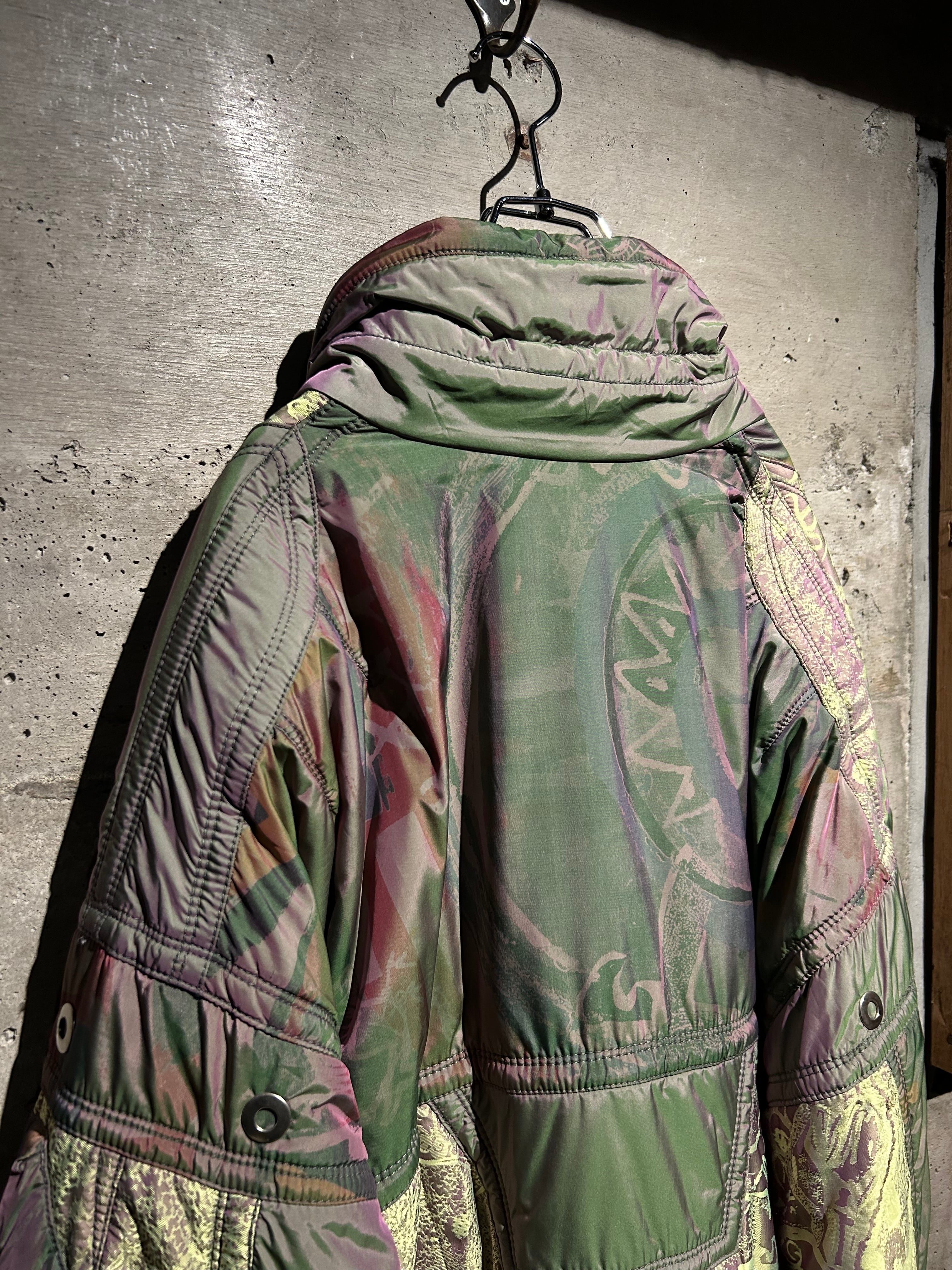 Caka】“玉虫” Multi Pattern Switching Design Vintage Loose Ski Gear
