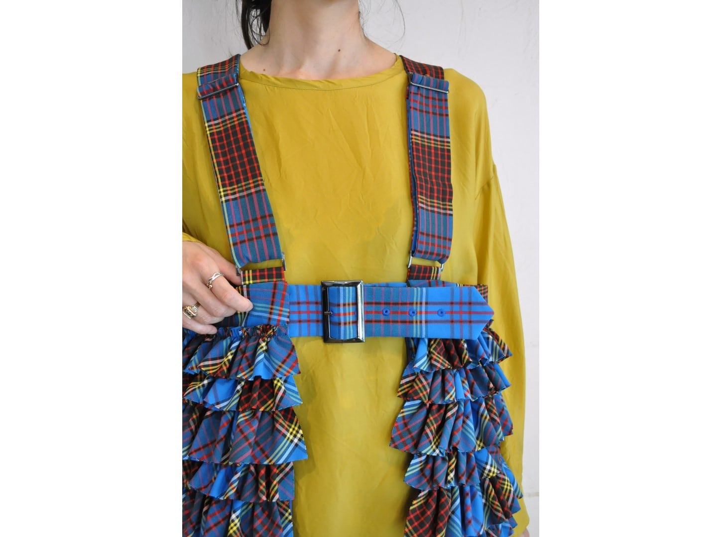 thomas magpie】check vest /【トーマスマグパイ】チェックベスト