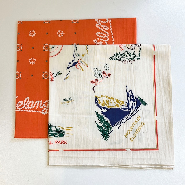 FilMelange　フィルメランジェ　OTTO  オットー   ORGANIC  COTTON  BANDANA　オーガニックコットンバンダナ