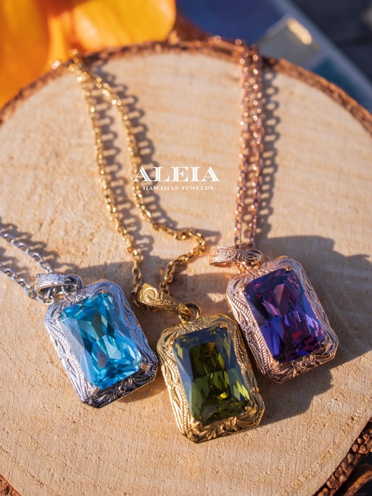 Sparkle Stone Necklace [316L] ハワイアンジュエリー | ALEIA