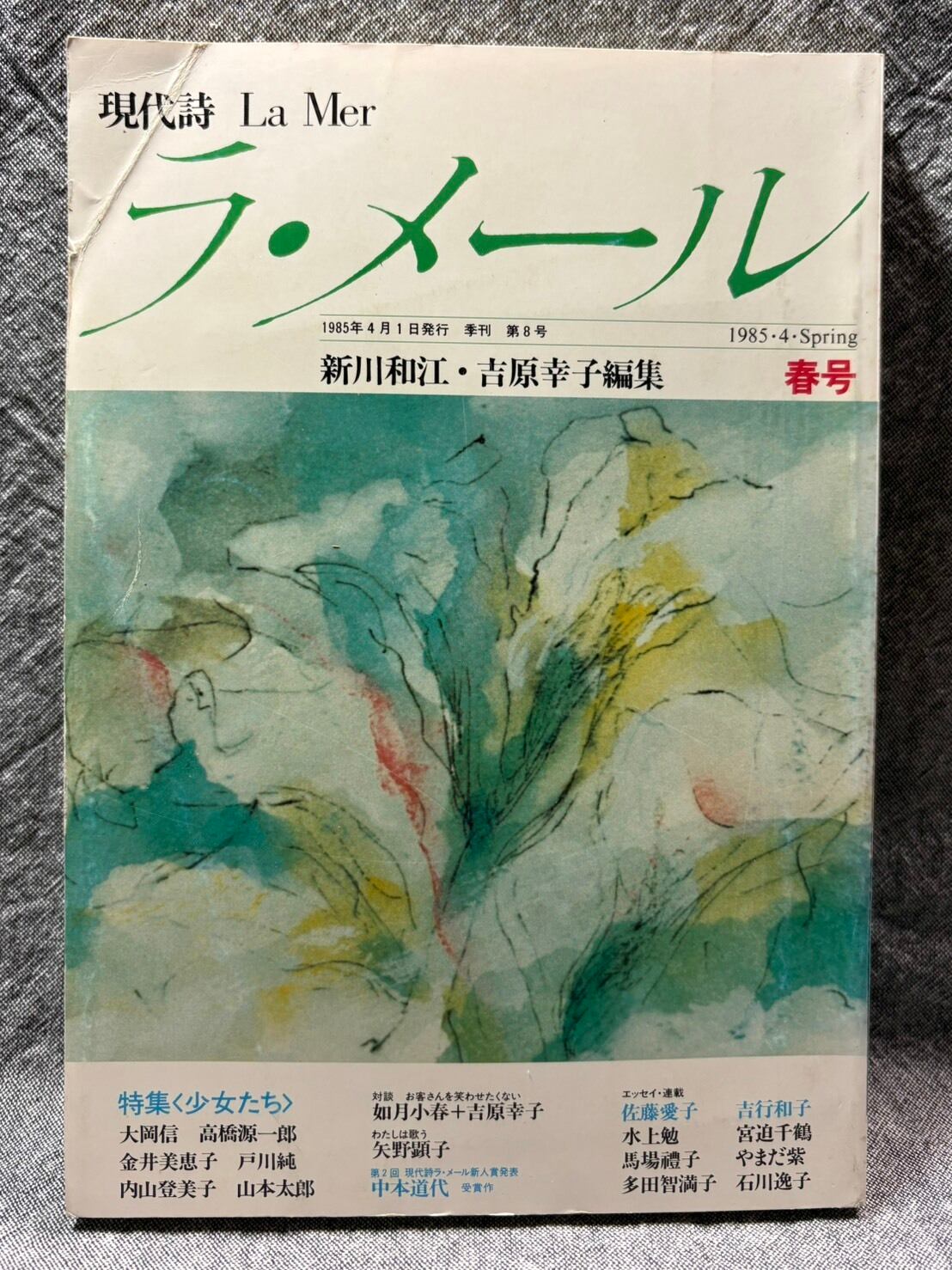 港野喜代子 詩集『凍り絵』 港野喜代子 詩集 凍り絵 昭和51年 初版 編集工房ノア 杉山平一 小野十