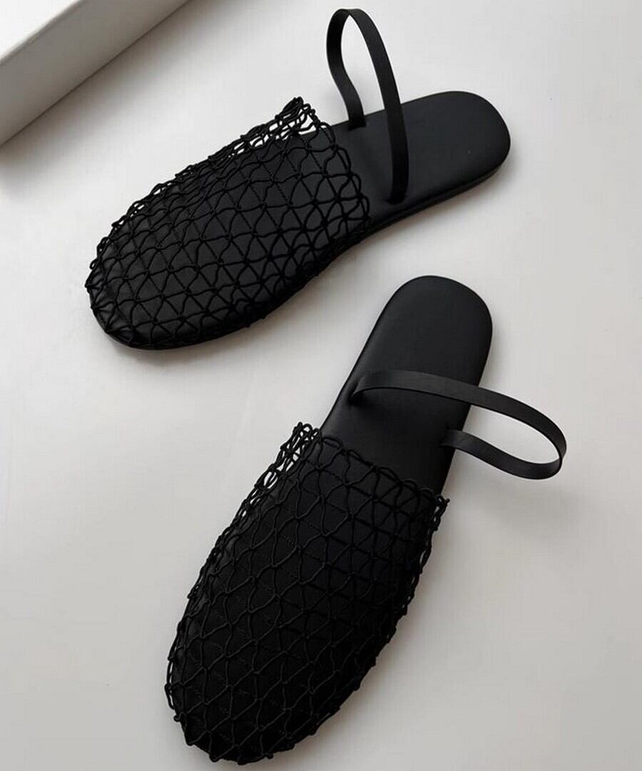 翌日発送◆メッシュフラットサンダル【e-70746】