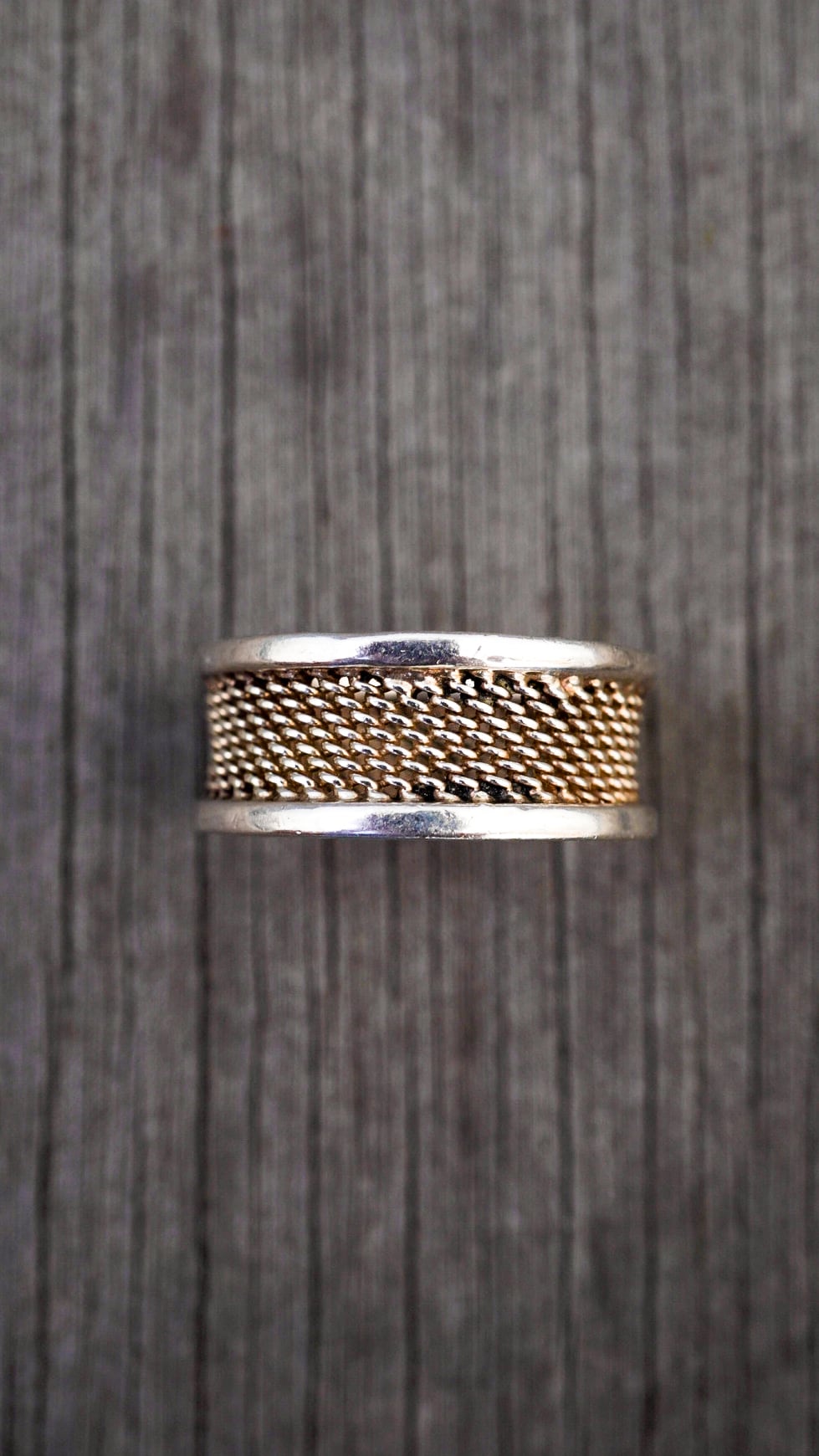 VINTAGE】TIFFANY&Co. ティファニー メッシュ リング 《シルバー VINTAGE】TIFFANY&Co. ティファニー メッシュ リング 《シルバー