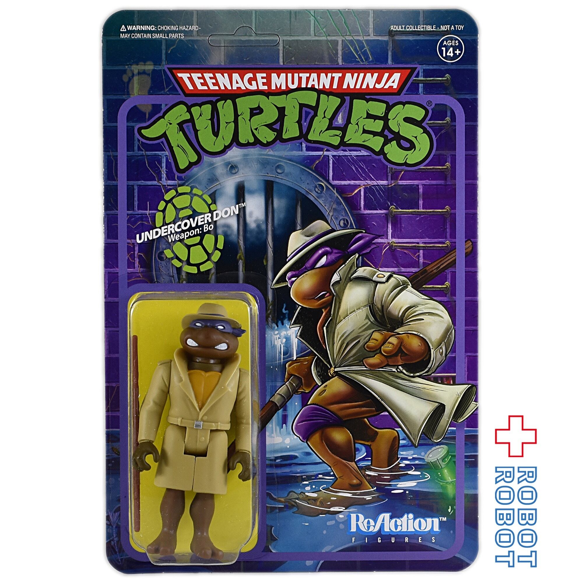 TMNT ドナテロ フィギュア 当時物 箱付 リ・アクション タートルズ TMNT アンダーカバー ドナテロ フィギュア