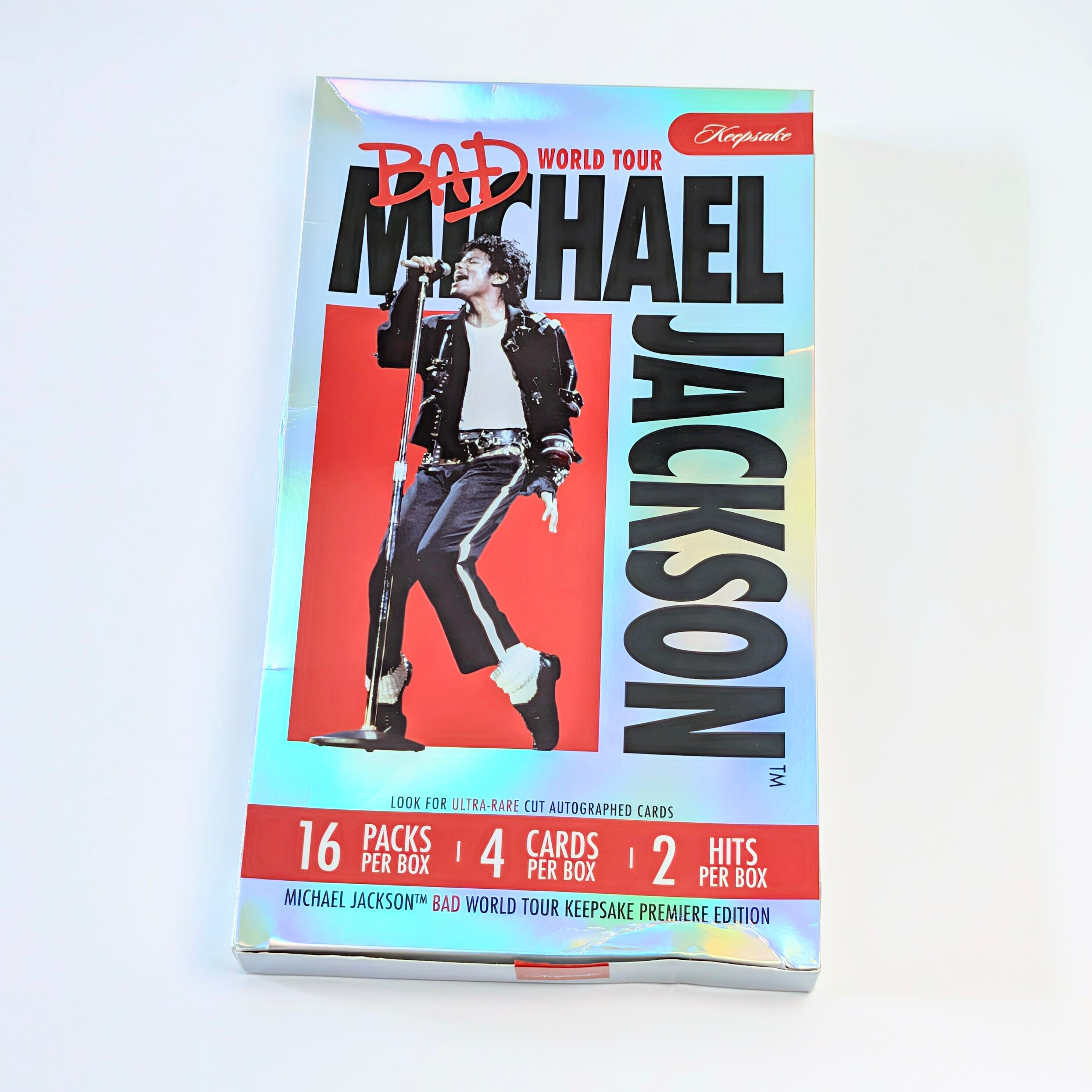 ⚡️SUPER LIMITED⚡️送料無料！【 Michael Jackson   ( マイケルジャクソン ) 】MICHAEL JACKSON Bad World Tour Keepsake Premiere Edition （1パック=4カード入）/ トレーディングカード / トレカ〚アメリカン雑貨 アメトイ〛