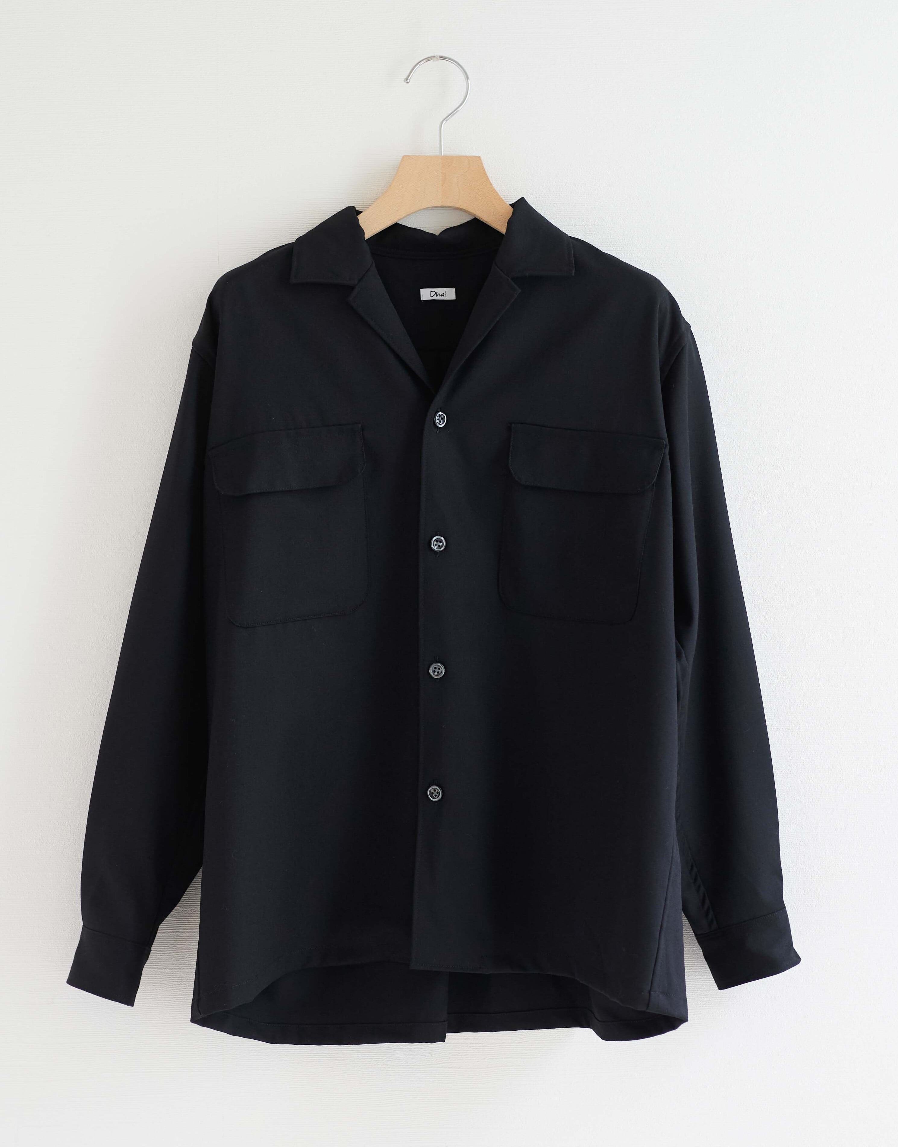 美品 dhal シャツ ダル Dhal(ダル) /50/-Kooshiパターンジップシャツ /レッド×オフ