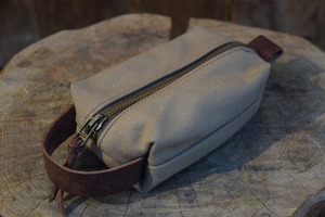 新品 Original Heavyduty pouch TAN -Small G06