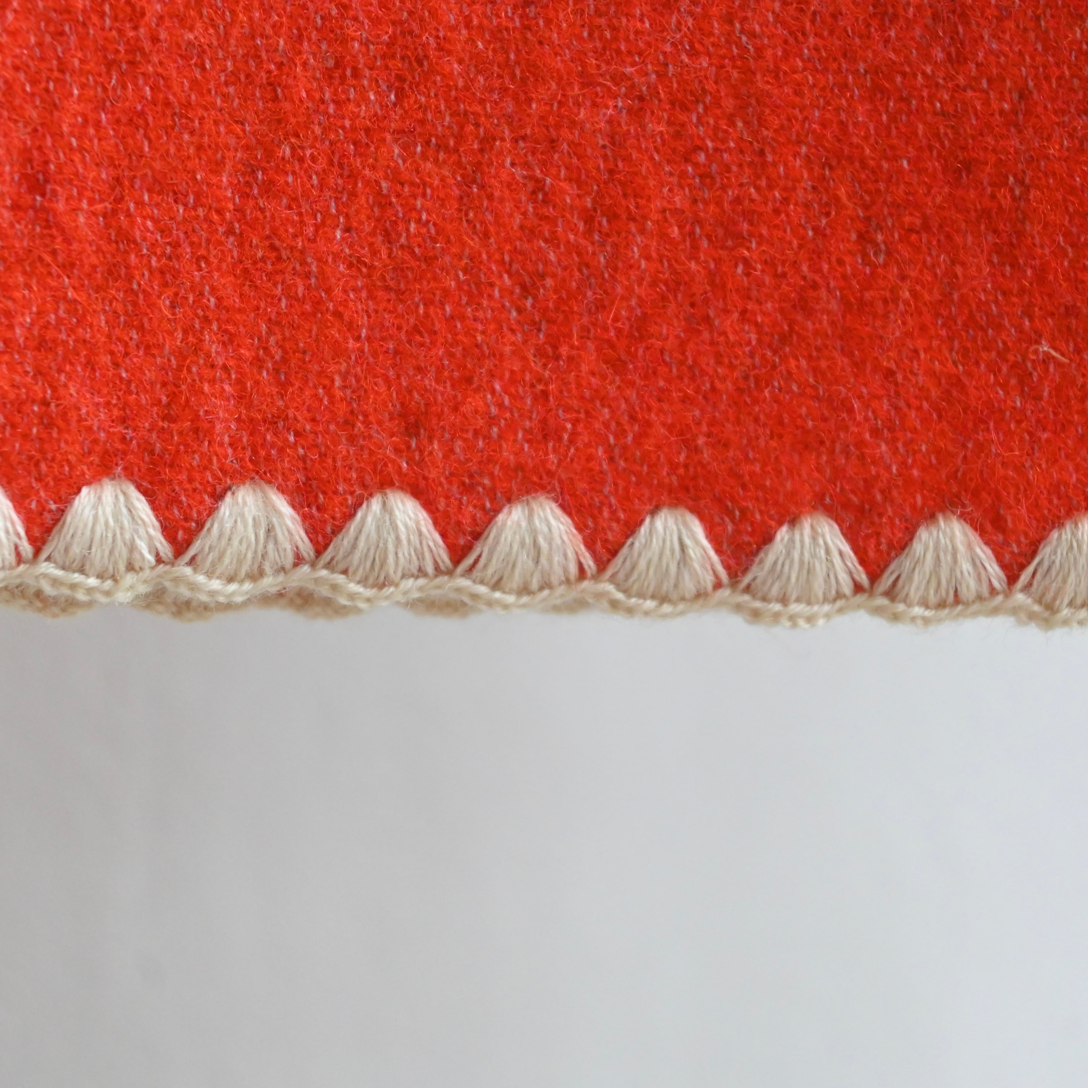 布団・毛布 mina perhonen 2024AW anemone (L) / red mina perhonen / ウールブランケット-anemone / small--dieci｜online shop