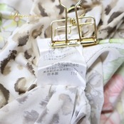 社交ダンス 衣装 トップス ブラウス ベージュ系 チャコットロイヤルダンス Chacott ROYAL DANCE 花柄 ヒョウ柄 七分袖 茶 白 伸縮 ストレッチ 練習 レッスン 華やか 日本製 かわいい ブラウン系 ホワイト系 ピンク系 イエロー系