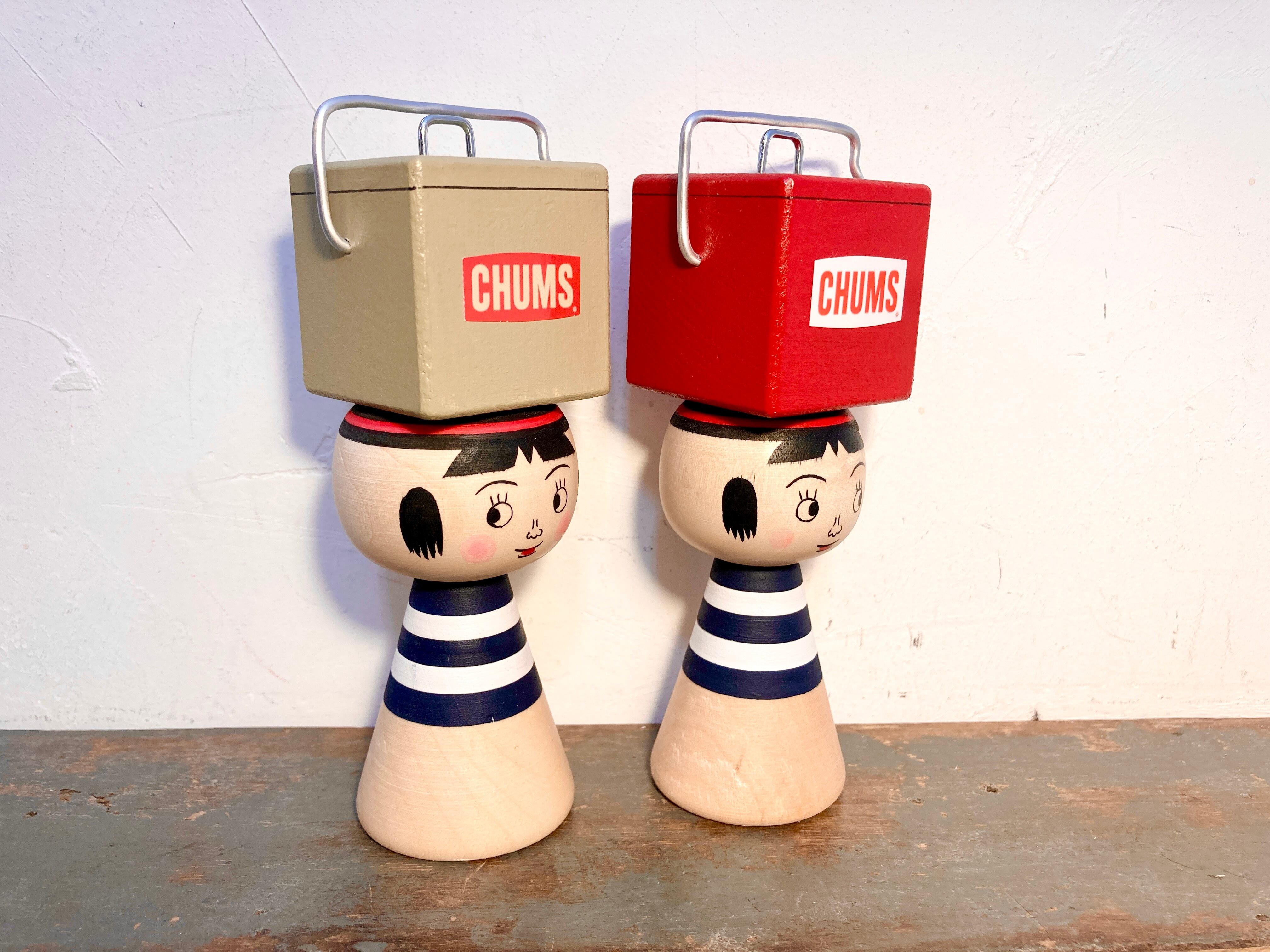 新品・未開封　CHUMS COOKIES　こけし　2体セット 新品・未開封 CHUMS COOKIES こけし 2体セット