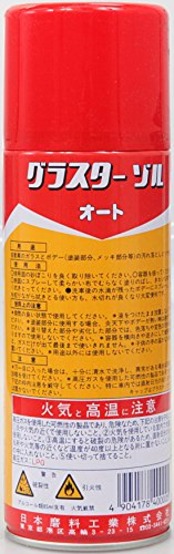PiKAL [ 日本磨料工業 ] ガラス・ボディークリーナー グラスターゾルオート 420ｍｌ エアゾール式 [HTRC2.1]