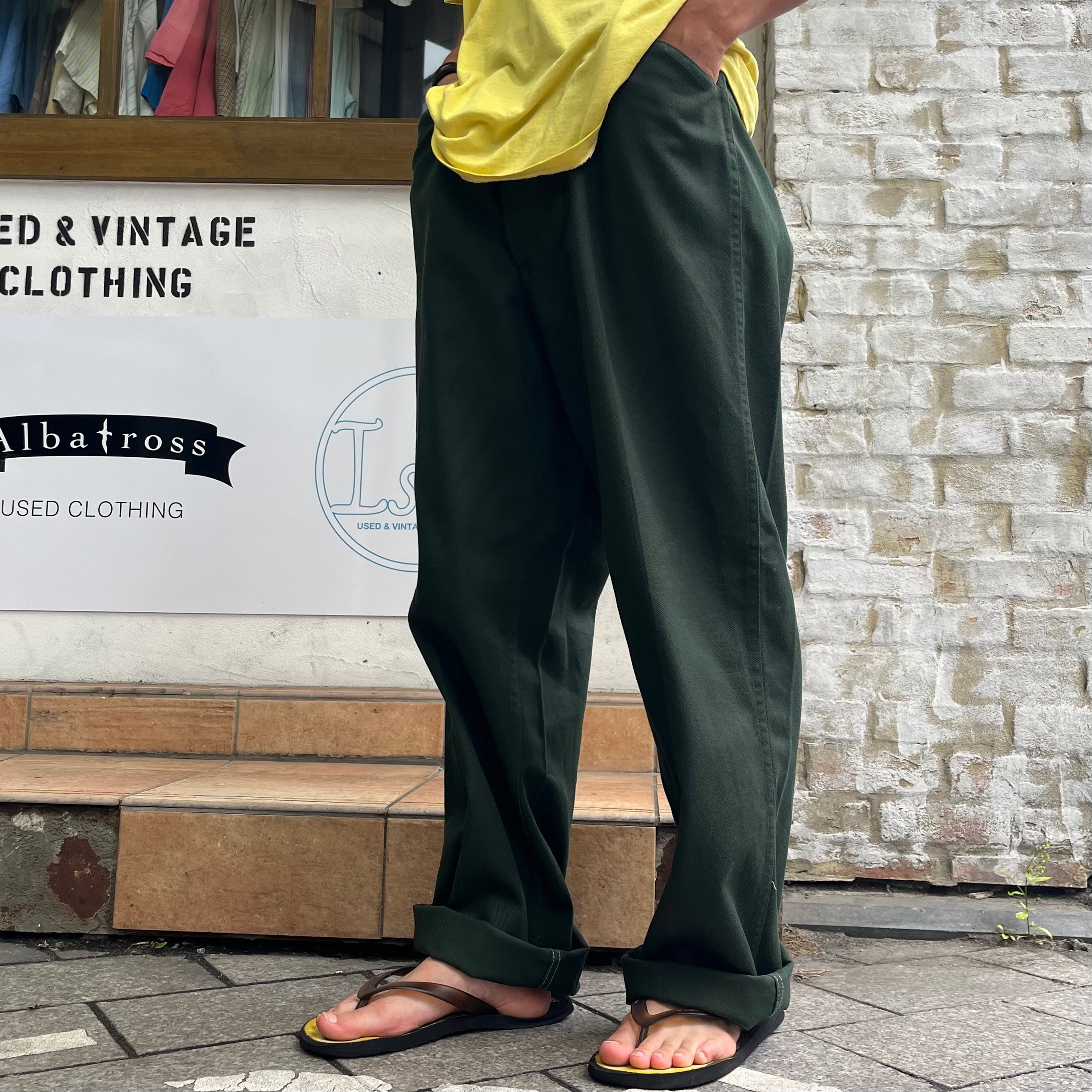 USED ユーロ ワークパンツ デザインパンツ ベージュ vintage