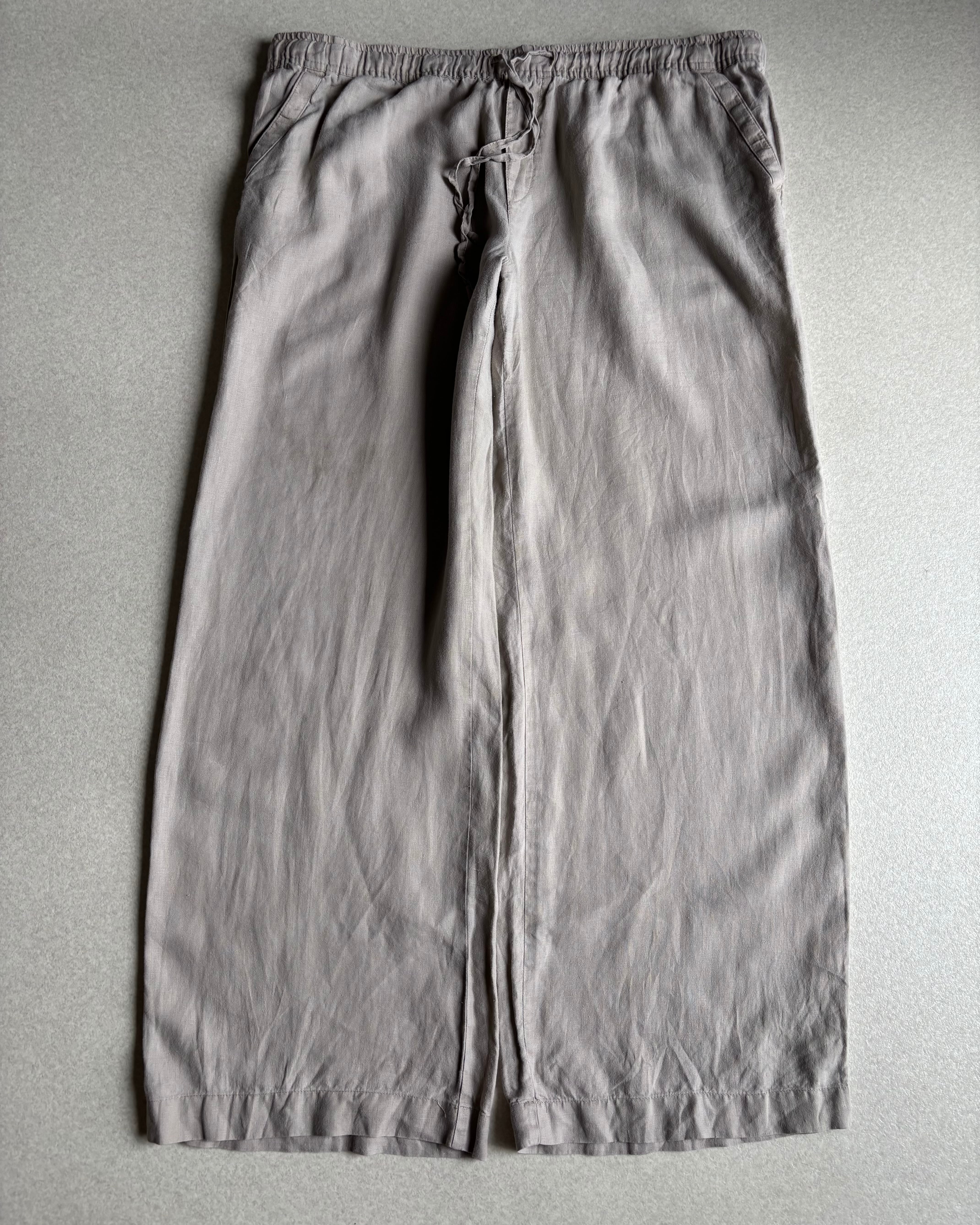 00s oldnavy super wide linen×rayon pants / オールドネイビー リネン