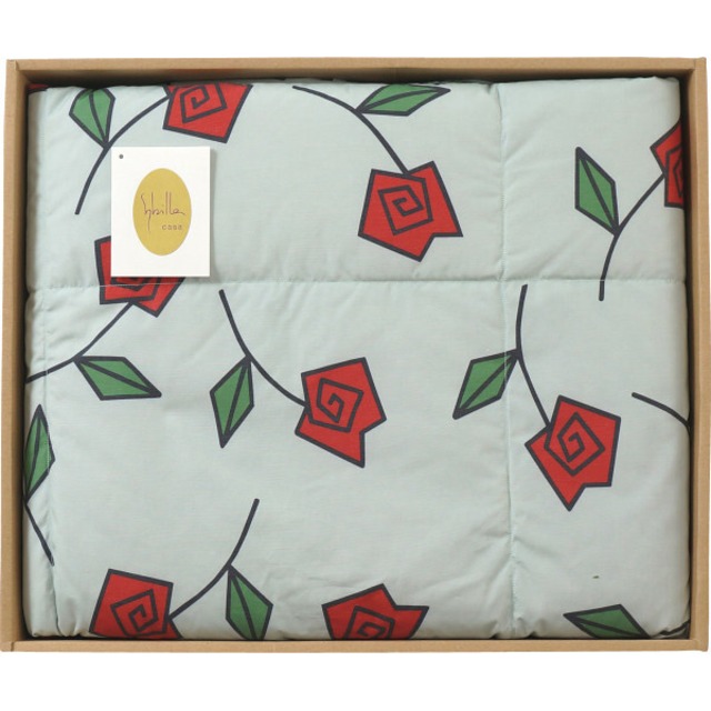 ★シビラ 洗える羽毛肌掛ふとん グリーン