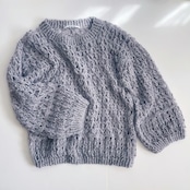 [Pattern] ラメメッシュプルオーバー