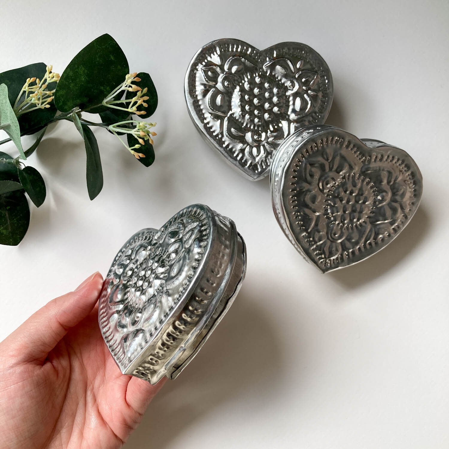 再入荷〉ハート型アルミケースS（80mm/シルバー） | Dua-アクセサリー
