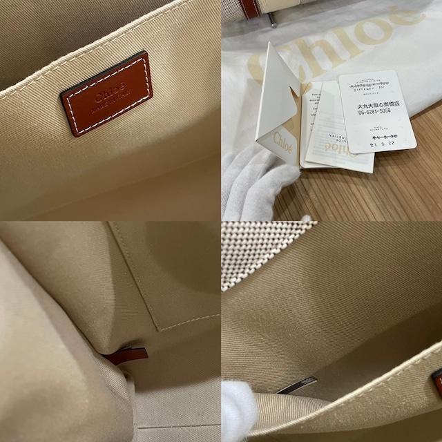 Chloe クロエ woody ミディアムトートバッグ