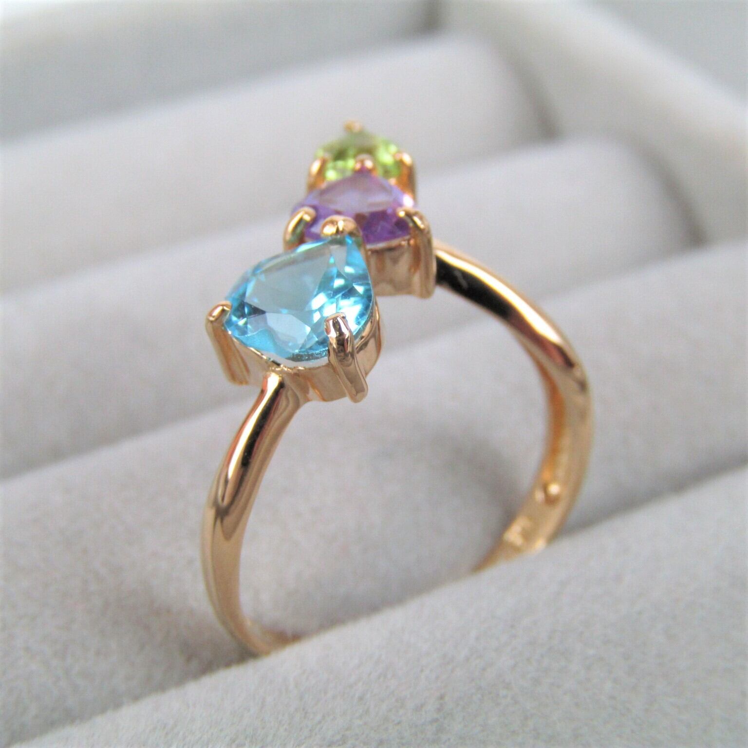 N1878 天然 ブルートパーズ アメジスト ペリドット | 39JEWELRY