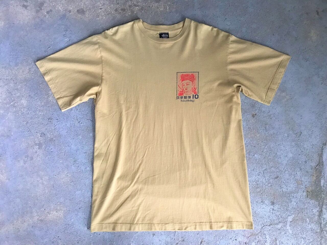 90s Stussy "JAPAN POST" T-shirt MADE IN AUS