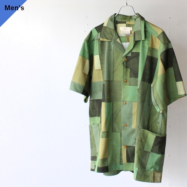 【ラスト1点】norbit アロハシャツ Aloha Shirt (M/C Olive)