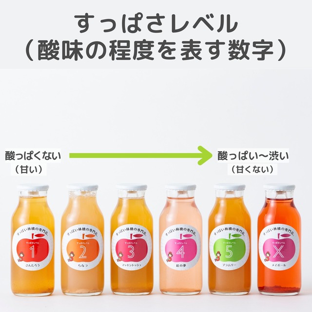 飲み比べが楽しいりんごジュース6本セット｜ベストお取り寄せ大賞ドリンク部門【金賞】誕生日／内祝／ギフト