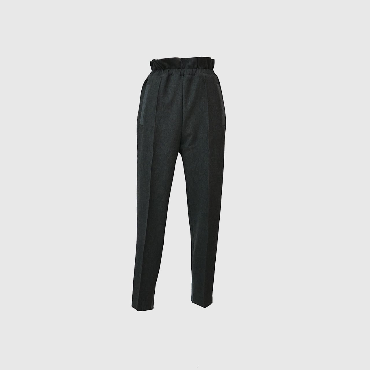 スラックスイージーパンツ(チャコールグレー) | LINKABLE