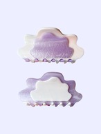 ［限定カラー］貝バンスクリップ -twilight purple-