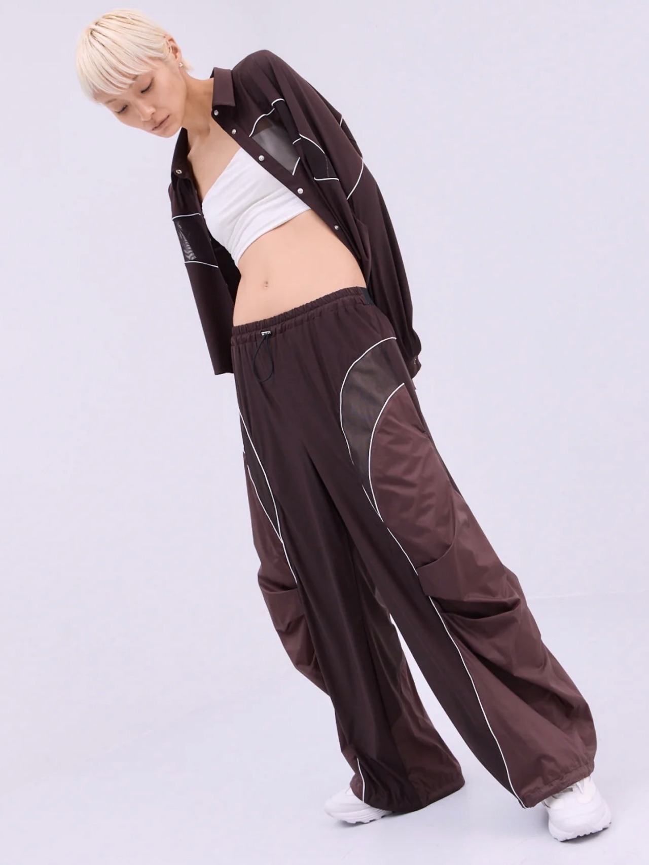 【26SS】THINGS THAT MATTER シングスザットマター / パンツ / MESH BLOCKING STRETCH EASY PANTS - 2