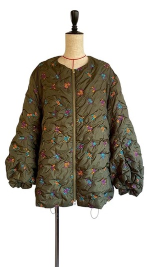 【26AW | WOMEN】FUMIE TANAKA フミエタナカ / ブルゾン /  flower shirley BL  F26A-05