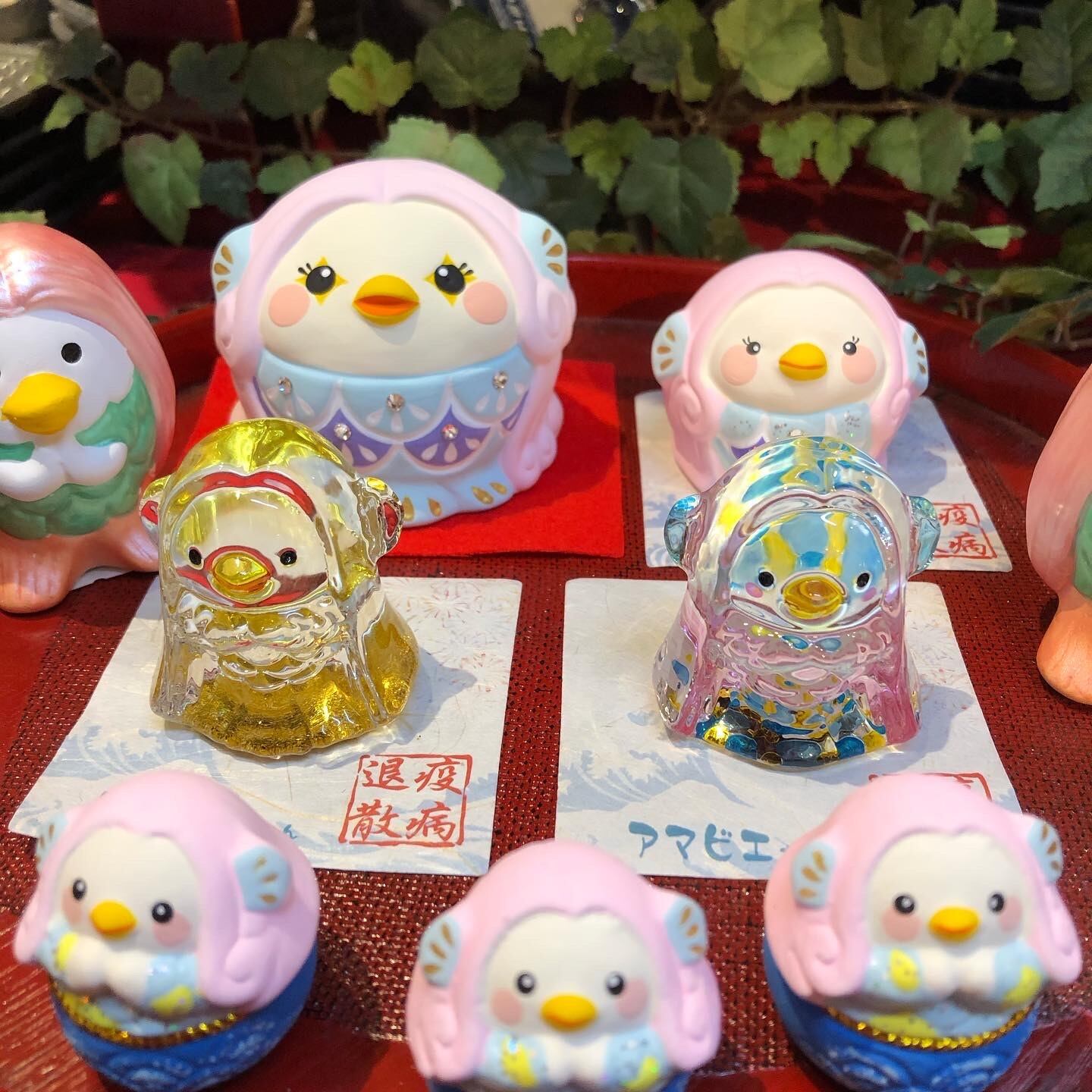 ガラス　アマビエちゃん　YA-2