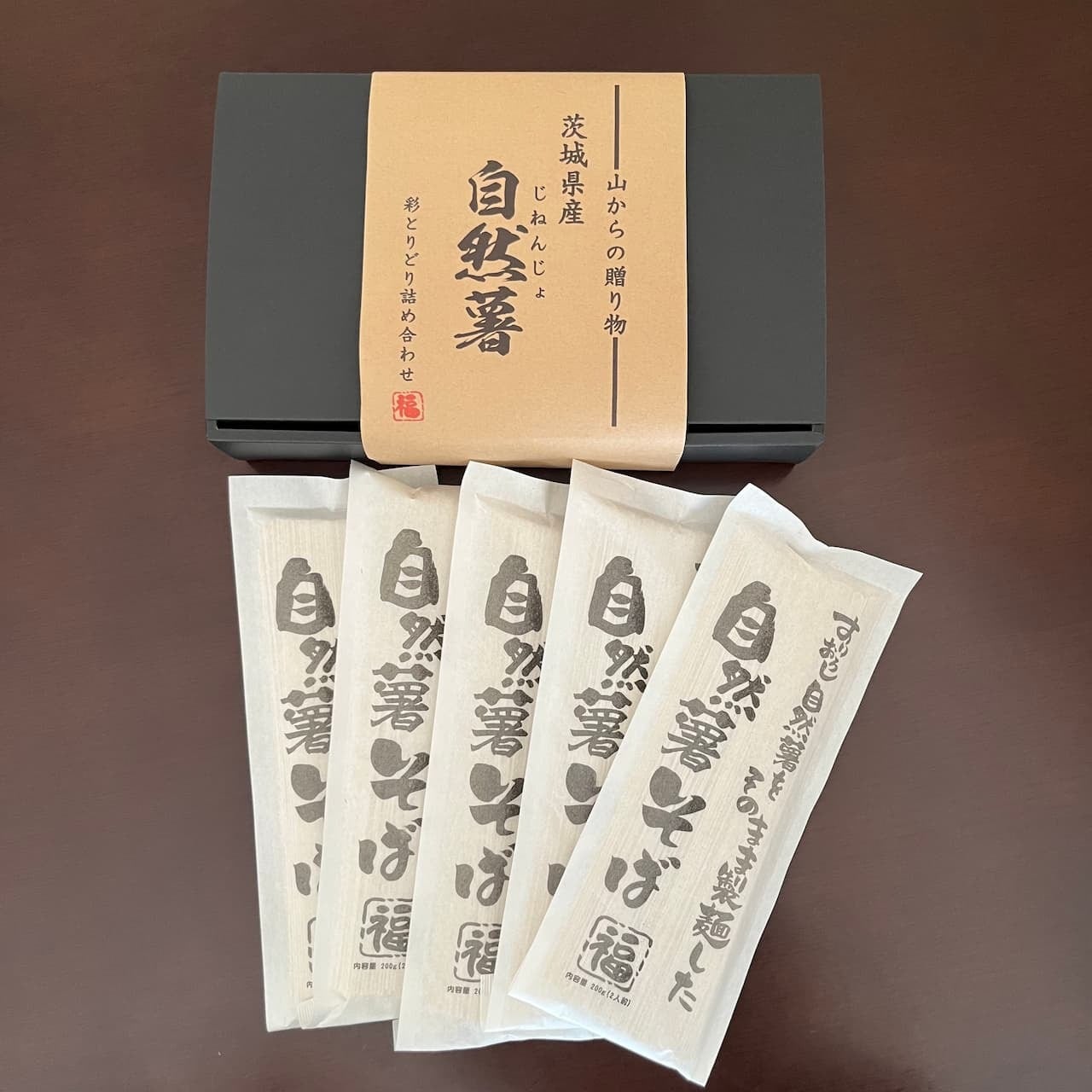 自然薯そば 化粧箱入り 5個セット | NIIZEKI foodservice