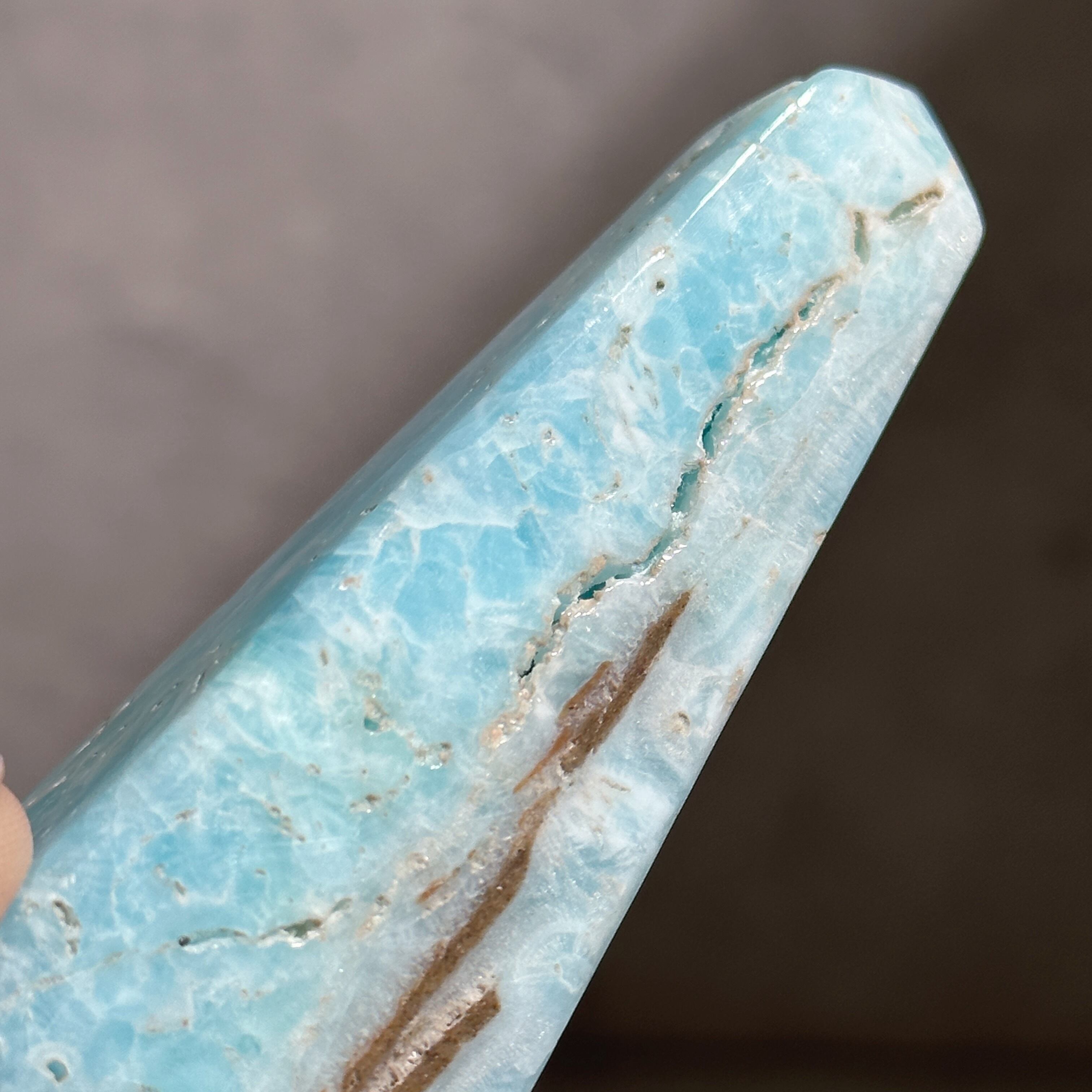 高品質】ブルーアラゴナイト タワー22◇Blue Aragonite◇天然石・鉱物