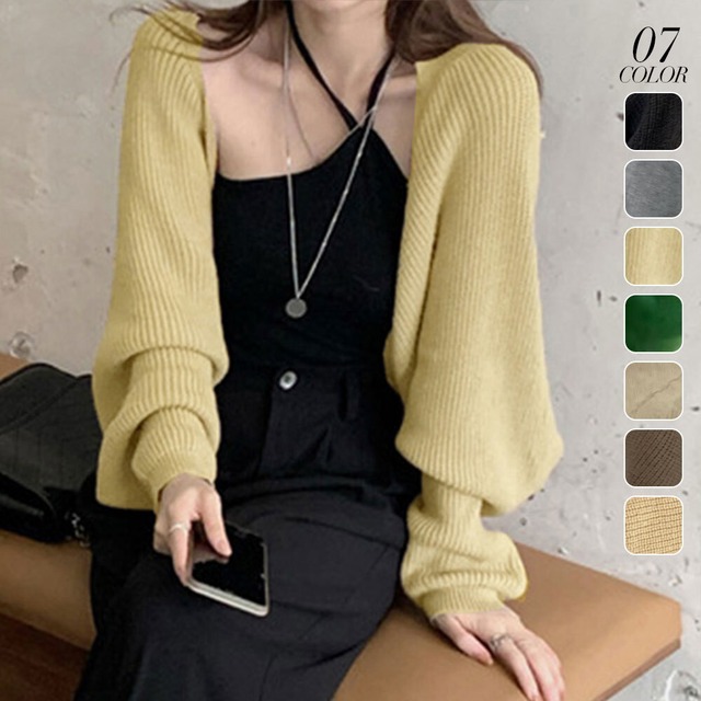 ニット ボレロ レディース 春秋冬 韓国 アウター カーディガン きれいめ 大人 かわいい おしゃれ 羽織り ショート丈 フェミニン 大人可愛い 大人女子