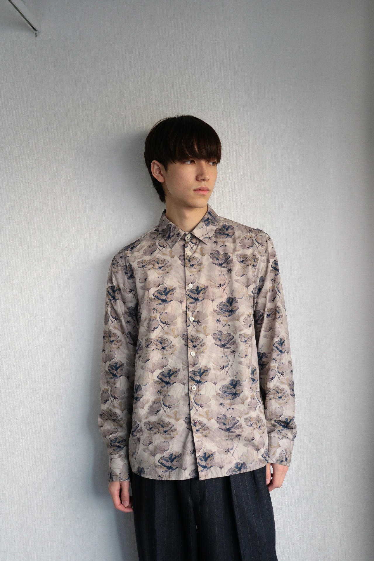 John Lennon flower pattern shirt