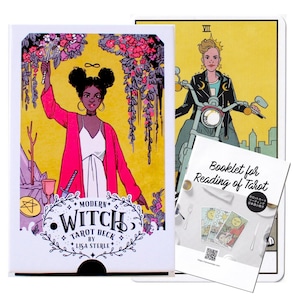 モダンウイッチ タロットデッキ ( MODERN WITCH TAROT DECK ) 正規品 |　送料込　日本語小冊子付 占い タロットカード 78枚+ボーナスカード