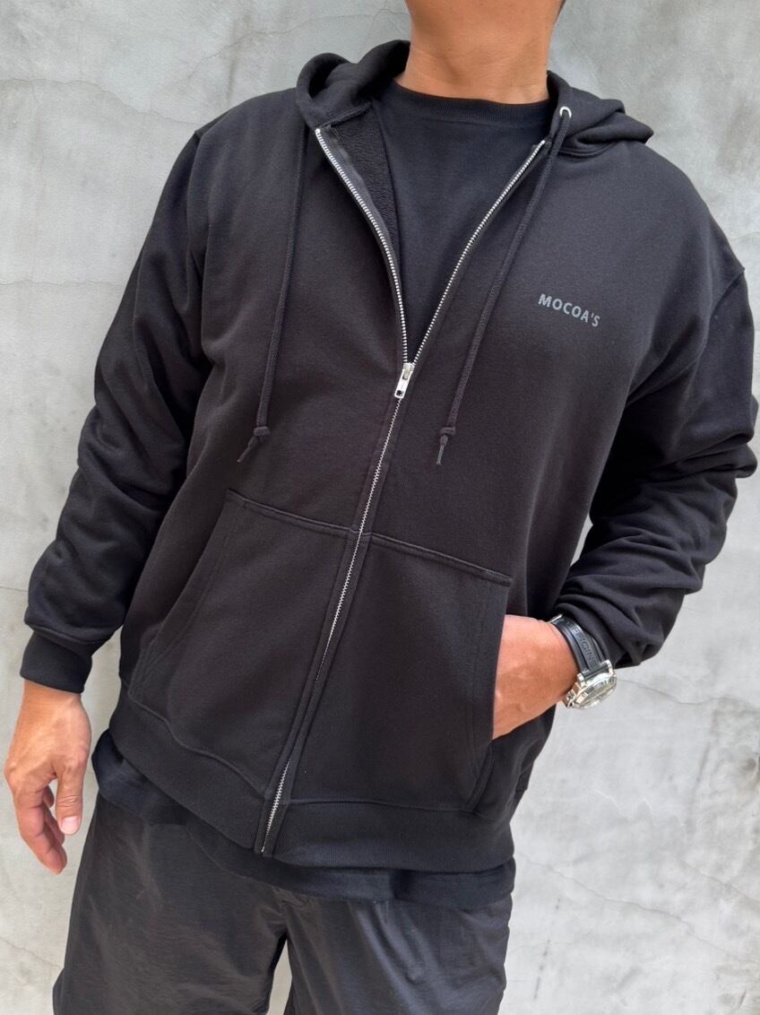 再入荷！LIFE IS ALL ABOUT YOUジップパーカー￥7,200+tax | mocoa's inc