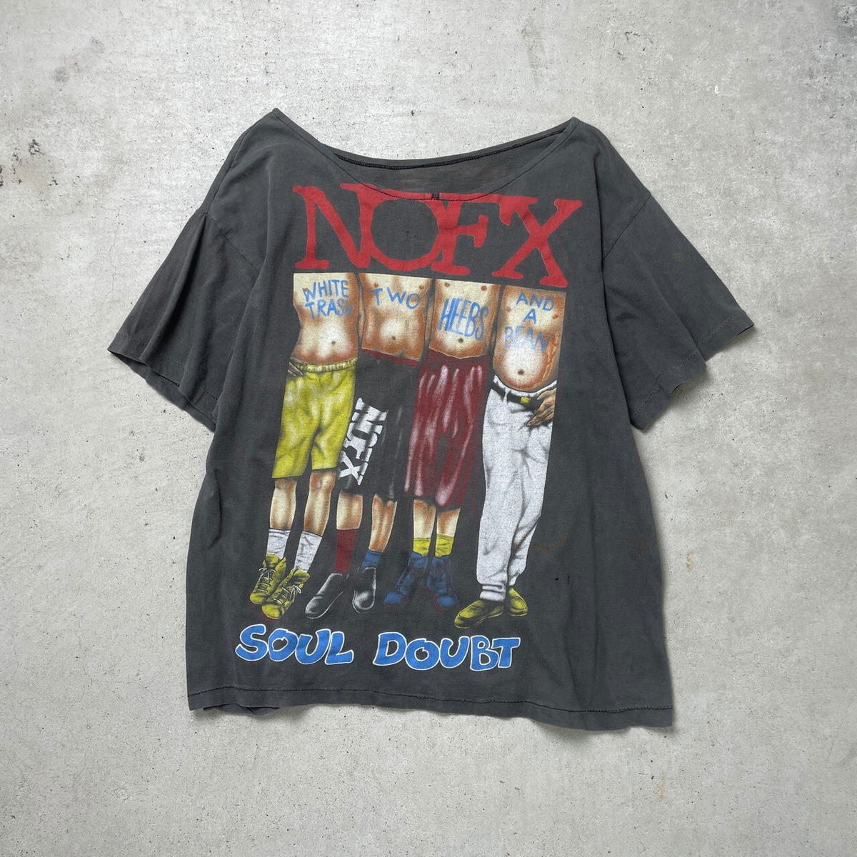 NOFX ノーエフエックス バンドTシャツ バンT SOUL DOUBT メンズM-L相当  