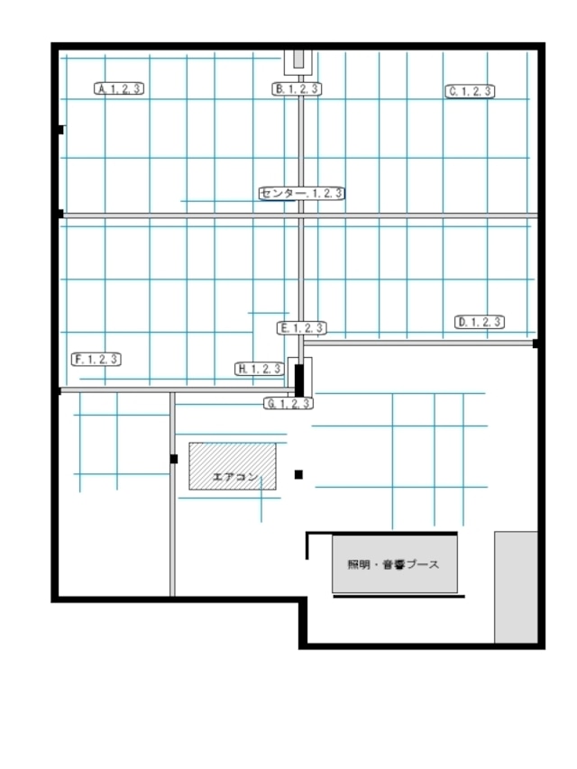 劇場図面2D版 プロトシアター