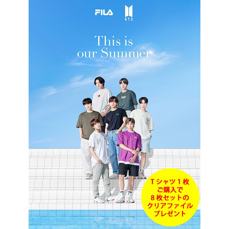 FILA (フィラ) BTS Tシャツ メンズ レディース 半袖 フィラ ビー ...