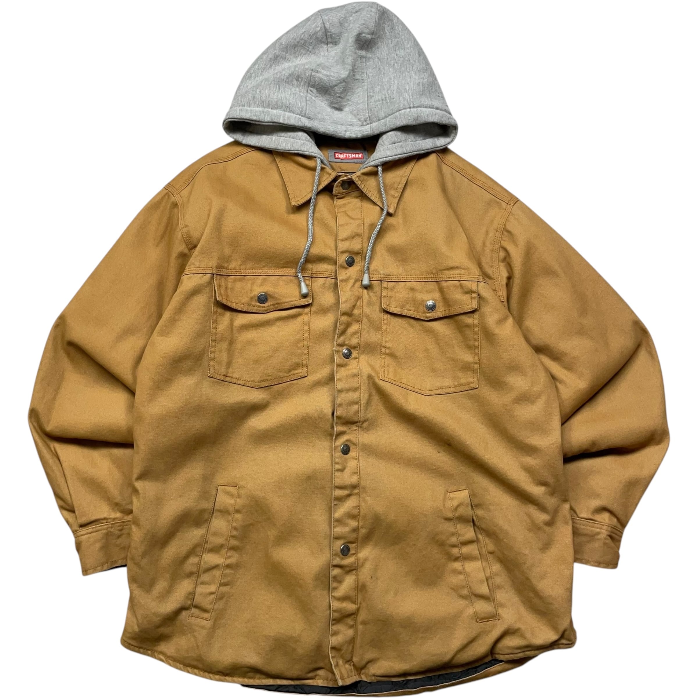 《XL》 CRAFTSMAN ダックジャケット フード ブラウン no.5214