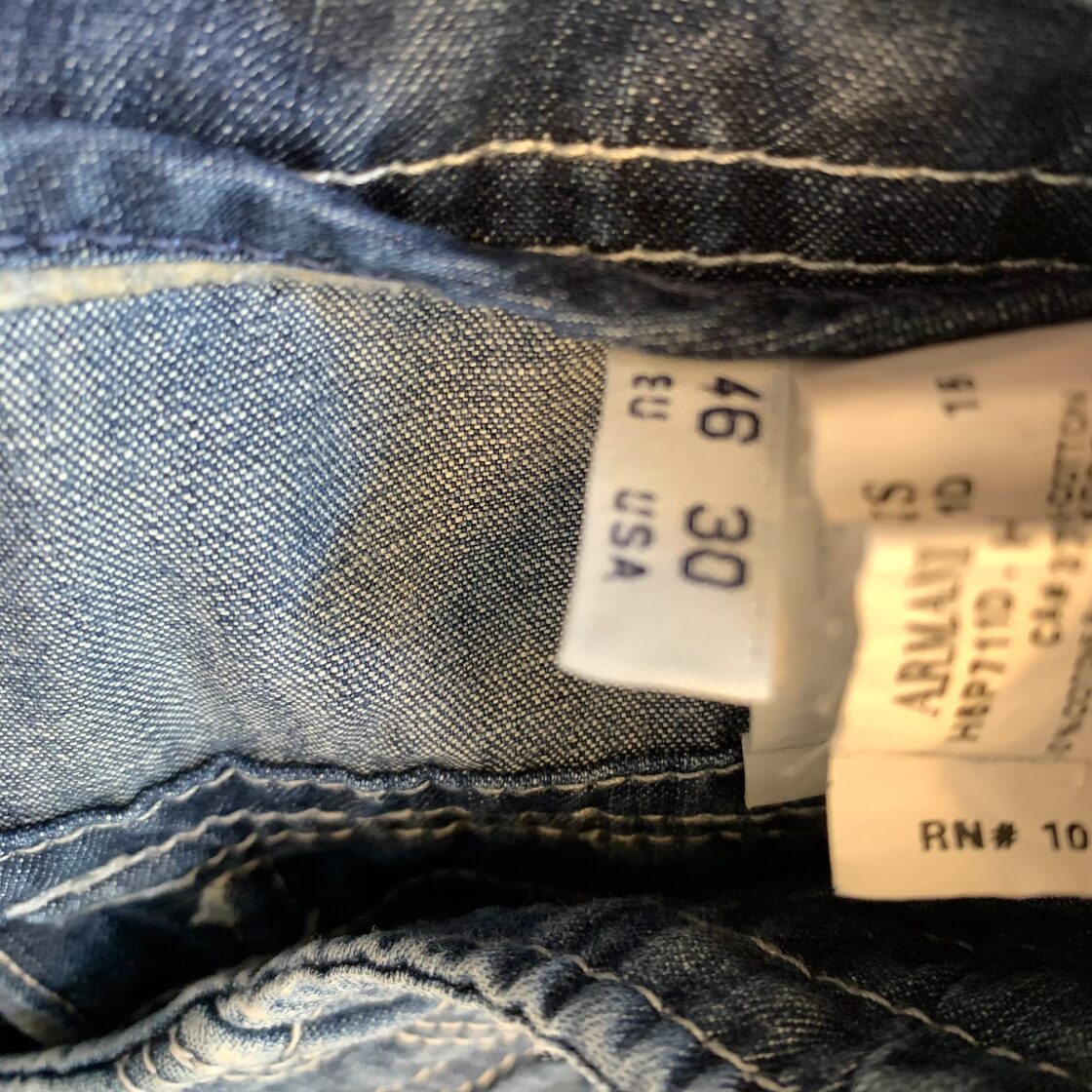 ARMANI jeans アルマーニジーンズ デニム ハーフカーゴパンツ | Pay ID