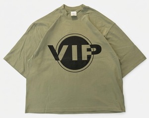 TOMATO&POTATO  「VIP」UTILITYGREEN OVERSIZE CROPPED TEE