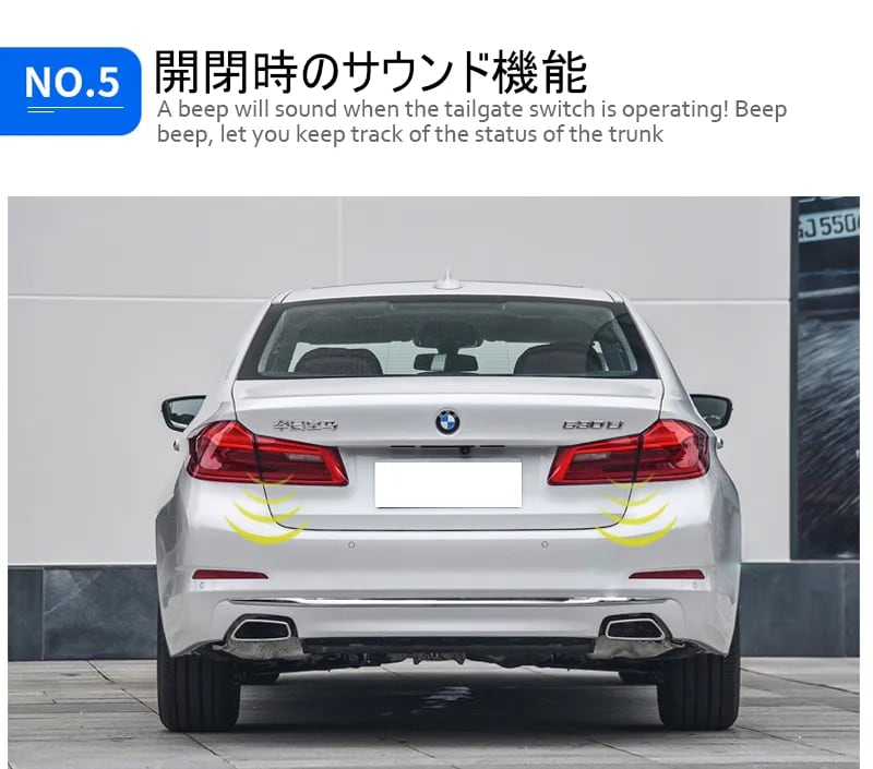 BMW 5 series F10 535ix/E39/E60 電動パワーテールゲート -FRD-1300