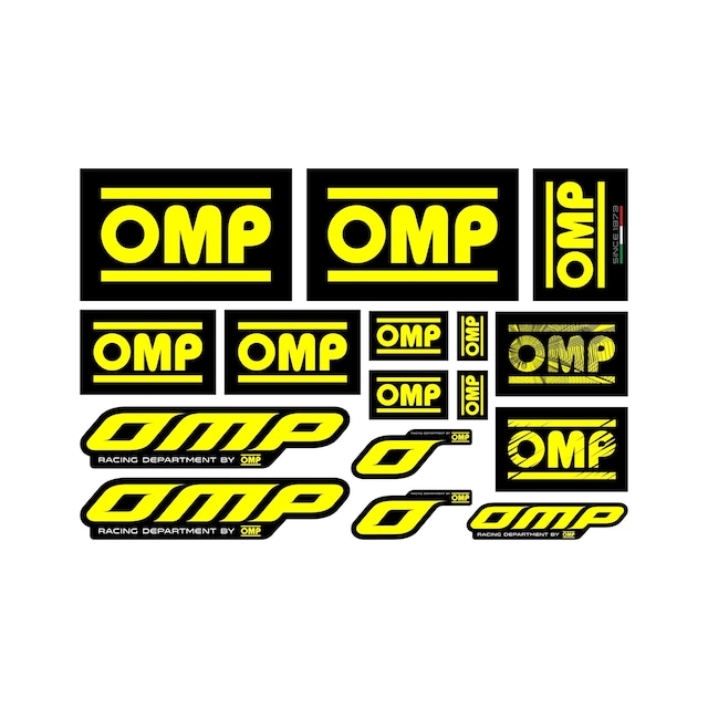 X00-889E Assorted OMP stickers